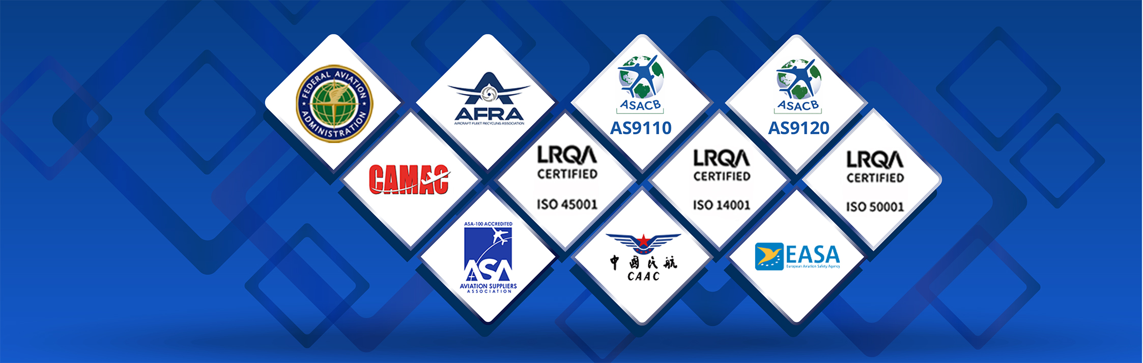 GATelesis aviation certifications and quality assurance logos.